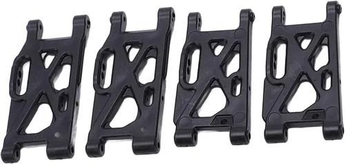 Brazo de suspensión a control remoto, 4 piezas de repuesto de brazo oscilante delantero trasero duradero, piezas de automóvil RC para aficionados de