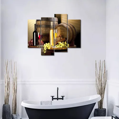Miniatura 4 de Cuadros de vinos y uvas para la pared, de First Wall Art, decoración moderna para el hogar