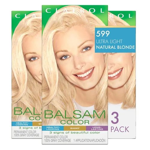 Miniatura 27 de Clairol Balsam - Tinte permanente para el cabello, color negro 618, paquete de 1 unidad 618 negro