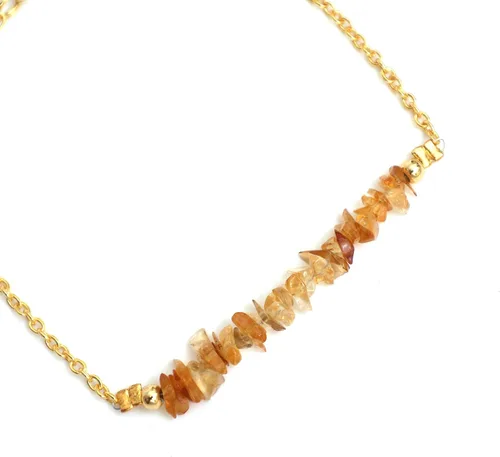 Miniatura 43 de Gempires Natural Chips Bar Bracelet, Energy Healing Crystals, Birthday, Gift for Her, Gemstone Jewelry 8 inch