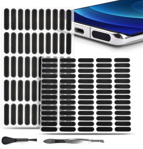 Juego de 120 piezas de cubierta para altavoz de teléfono, calcomanías a prueba de polvo para altavoz de teléfono, cubierta protectora contra polvo,