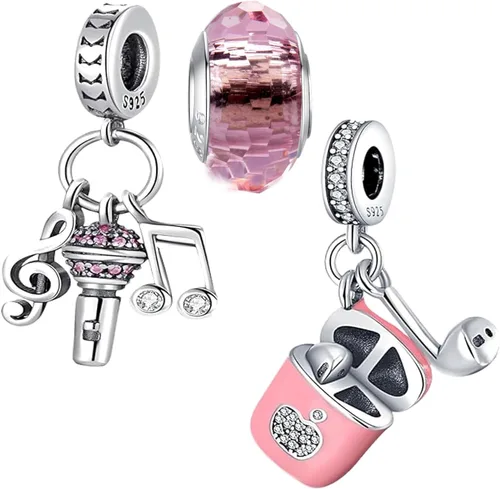 Miniatura 167 de LNQOBU Happy Life - Colgante para pulseras de abalorios, plata de ley 925 para mujer (con un espaciador de cuentas)