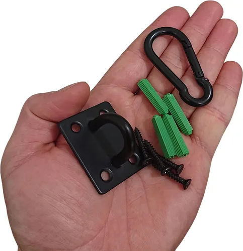 Miniatura 4 de MANSHU Ganchos de techo de acero inoxidable, ganchos de techo Almohadilla Ojos Placa Gancho de hardware marino con tornillos.