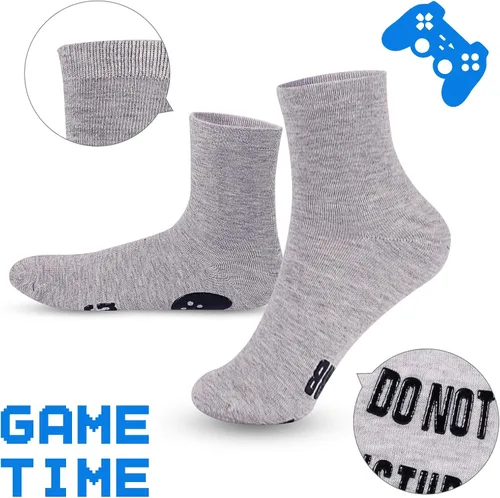 Miniatura 7 de Calcetines de juegos Do Not Disturb, calcetines para jugadores, regalos divertidos para adolescentes, niños, hombres, mujeres, padre, papá, banda
