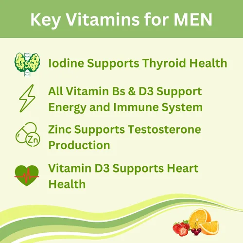 Miniatura 4 de Greenfield Nutritions - Gomitas multivitamínicas halal para adultos, multivitamínico masticable sin gelatina con vitamina D3, B6, B12, zinc y C