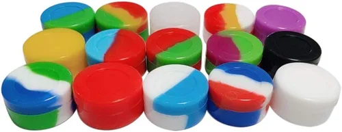 Miniatura 10 de Gentcy contenedores de silicona para aceite de cera concentrado, 3 ml, Multicolor