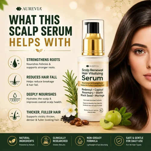 Miniatura 5 de Suero para el crecimiento del cabello, Redensyl y Capixyl con aceite de romero, biotina y péptidos para adelgazar el cabello y la pérdida