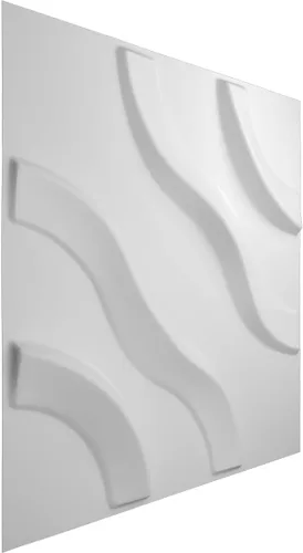 Miniatura 3 de Ekena Millwork WP12X12LAWH 11 7/8 pulgadas de ancho x 11 7/8 pulgadas de alto Lane EnduraWall Decorativo 3D Panel de pared cubre 0.98 pies cuadrados