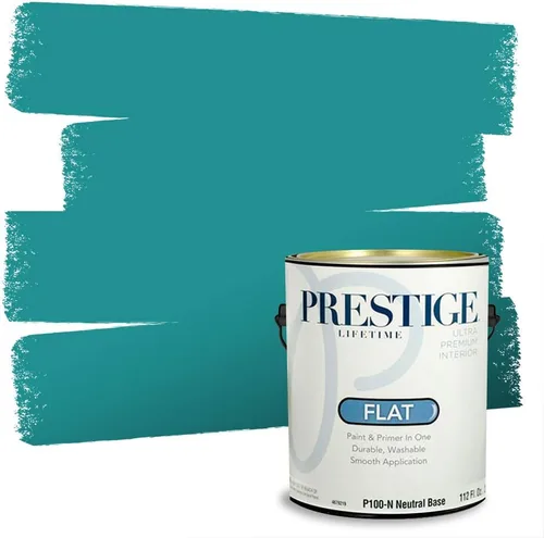 Miniatura 121 de PRESTIGE Pintura interior e imprimación en uno, salpicaduras acuosas, cáscara de huevo, 1 galón