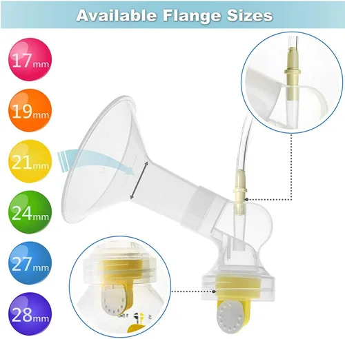 Miniatura 3 de Piezas de bomba Nenesupply con bridas de 27mm Compatibles con piezas de la bomba Medela Pump in Style Accesorios para bomba de pecho No son piezas