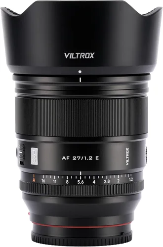 Viltrox Pro 27mm f/1.2 Lente de Enfoque Automático de Primera Calidad para Sony E-Mount, Lente AF 27mm f1.2 E Mount para Cámaras Sin Espejo Sony a7