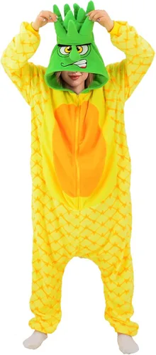 Miniatura 2 de vavalad Disfraces de piña para adultos, pijamas de una pieza, piña, fruta y piña, regalos para mujeres y hombres