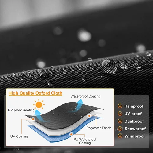 Miniatura 4 de Cubierta Impermeable para ATV, Fundas para Cuatrimotos Resistentes al Viento de Servicio Pesado, Protección para Todo Clima Fundas para Vehículos