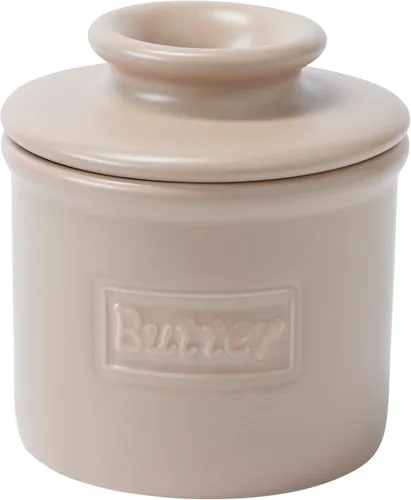 Miniatura 15 de Campana de mantequilla – The Original Butter Bell Crock por L. Tremain, plato de mantequilla de cerámica francesa, café mate y colección retro