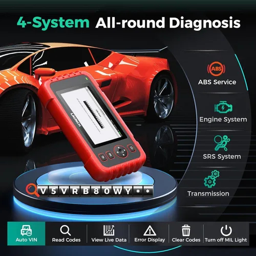 Miniatura 7 de LAUNCH Escáner OBD2 2026 US Ver. CRP123X V2.0 Elite, 7 herramienta de escaneo de restablecimiento, FCA SGW, lector de código de transmisión SRS ABS