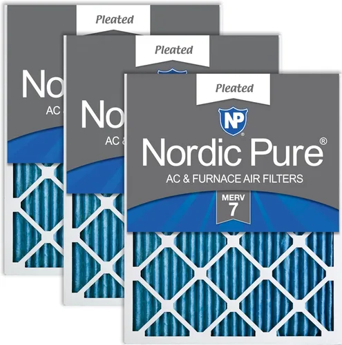Miniatura 113 de Nordic Pure Filtros de aire para horno MERV 6 de 18 x 25 x 1 pulgadas (tamaño real: 17 1/2 x 24 1/2 x 3/4), color verde poliéster MERV 6, reduce