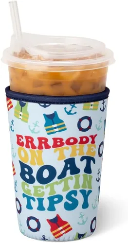 Miniatura 45 de Funda Swig Life para taza de café helado pequeña, funda estándar de 22oz para taza de café helado con asa, funda aislante de neopreno para mantener