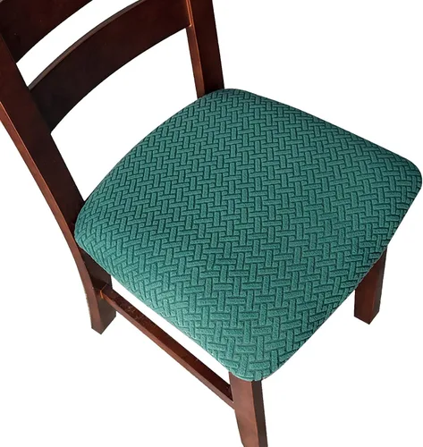 Miniatura 14 de Genina Fundas de asiento impermeables para sillas de comedor, fundas de asiento de silla de comedor, fundas de asiento de cocina, fundas de asiento