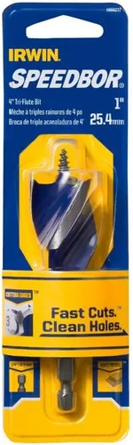Miniatura 2 de IRWIN SPEEDBOR 1866037 - Broca para madera con tres flautas, 1 x 4 pulgadas