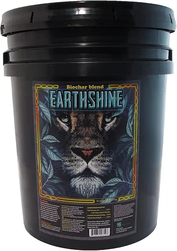 GreenGro Earthshine - Mezcla de biochar y ácido húmico/carbón activado/secuestros de carbono/refuerzo de suelo orgánico, suelo superior, alimentos