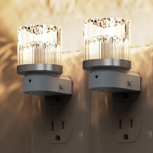 Miniatura 28 de L LOHAS LED Luz nocturna, luces nocturnas de burbujas enchufables a la pared, 3000 K/4000 k/5000 K, luz nocturna de temperatura de color ajustable