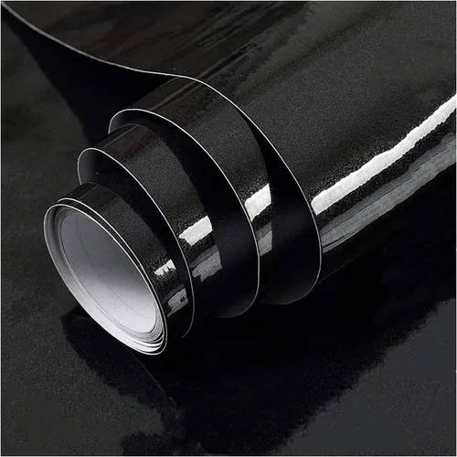 Miniatura 22 de TANONE Papel de contacto blanco de 17.7 x 196 pulgadas para encimeras de cocina, armarios, muebles, vinilo brillante autoadhesivo Blanco - Purpurina
