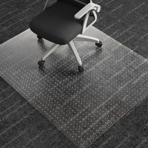 Tapete para silla de oficina para suelo de alfombra, tapete resistente para silla de escritorio para suelos alfombrados de pelo bajo/sin pelo,