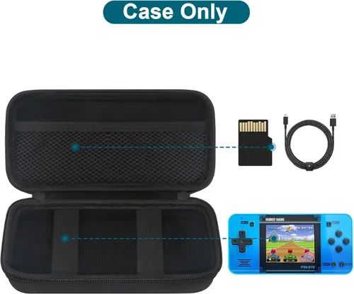 Miniatura 2 de Canboc Carrying Case for WELLST·G Handheld Game -Preloaded 220 Retro Video Games/ My Arcade Atari Pocket Player Pro Game Console, Mesh Pocket fits