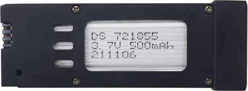 Miniatura 8 de Batería de litio de 3.7V 500mAh para E58 S168 JY019 Quadcopter Recambios UAV batería de litio (3PCS)