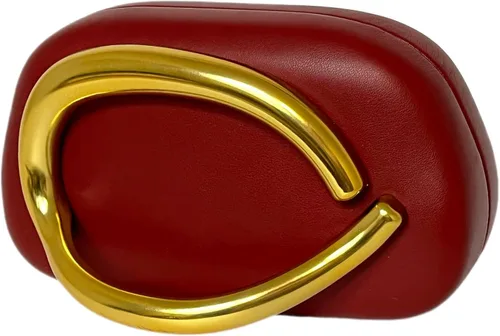 Miniatura 23 de Bolso de mano de acrílico para mujer, bolso de noche redondo clásico, bolso de manillar de metal vintage para boda, fiesta de graduación.