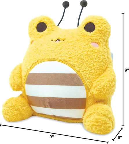Miniatura 6 de Cuddle Barn PlushGoals - Rana Adorable y Supersuave Bumble Wawa Vestida de Abeja, Juguete de Peluche Coleccionable Kawaii, 9 pulgadas