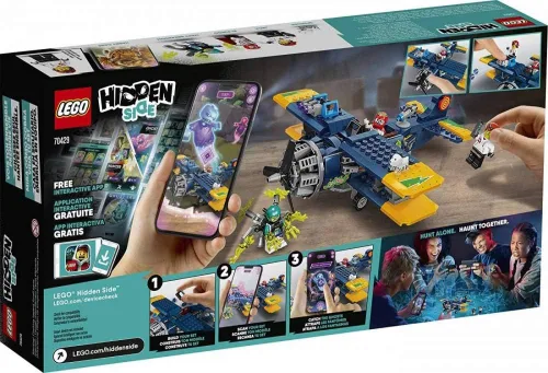 Miniatura 3 de LEGO Hidden Side El Fuego's Stunt Plane 70429 - Juguete fantasma, realidad aumentada, nueva experiencia de juego 2020 (AR) para niños (295 piezas)