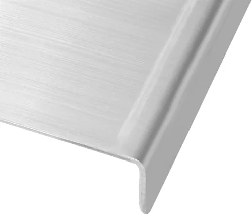 Miniatura 5 de Tabla de cortar de acero inoxidable 304 de 27.6 x 19.7 pulgadas, alfombrilla de metal antiadherente para cocina, cortar y amasar carne, frutas