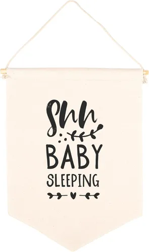 Miniatura 19 de Andaz Press Cartel de lienzo colgante – Tapiz de alfabeto y animales para colgar en la pared para bebé niña y niño, decoración de pared de guardería