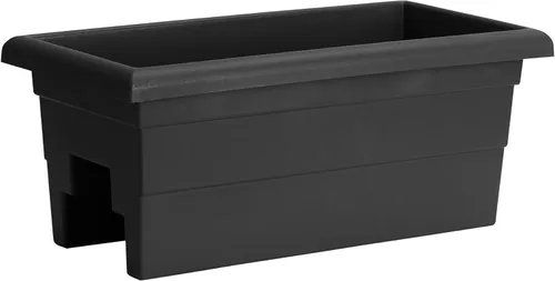 Miniatura 12 de Root & Vessel Jardinera Countryside Rail, Negro, 16