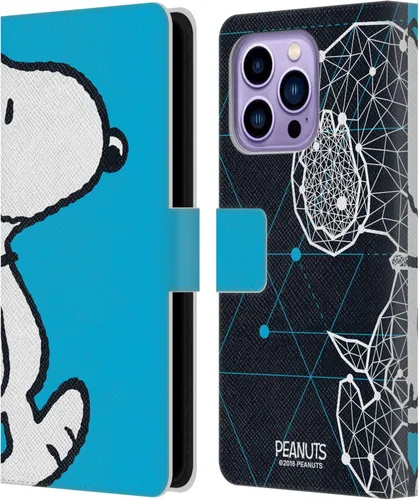 Miniatura 241 de Head Case Designs Funda de piel con licencia oficial de Peanuts Snoopy & Woodstock Balloon Halfs and Laughs para Apple iPhone 7/8/SE 2020 y 2022