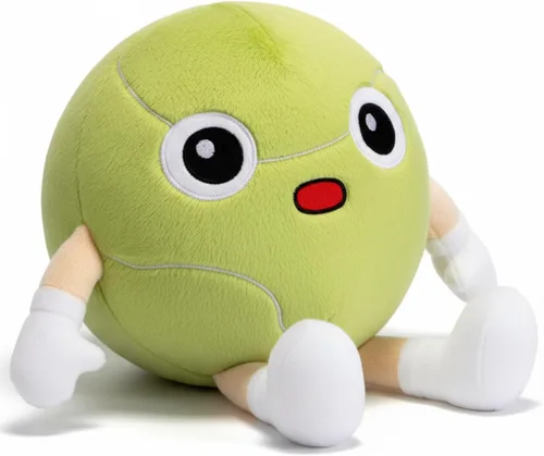Miniatura 12 de Soulchen Divertido juguete de peluche de béisbol con patas de 11 pulgadas, suave animal de peluche para niños y niñas, almohada deportiva de béisbol