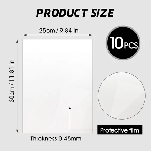 Miniatura 2 de CHONOVO 10 piezas en blanco para fotos de sublimación de 10 x 12 pulgadas, letreros de sublimación de metal de aluminio en blanco, marco de fotos