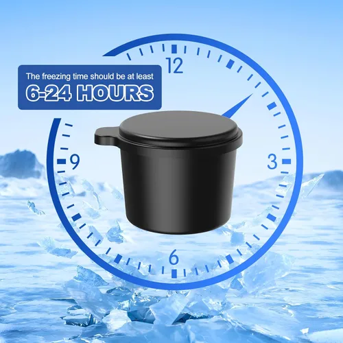 Miniatura 3 de Accesorio de molde de hielo para afeitado KitchenAid, moldes de hielo de plástico reutilizables con tapas para accesorio de afeitadora de hielo