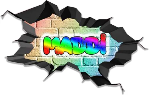 Miniatura 15 de Calcomanía de pared con nombre personalizado, graffiti 3D Arte personalizado calcomanía decorativa de vinilo Removible Despegar y pegar