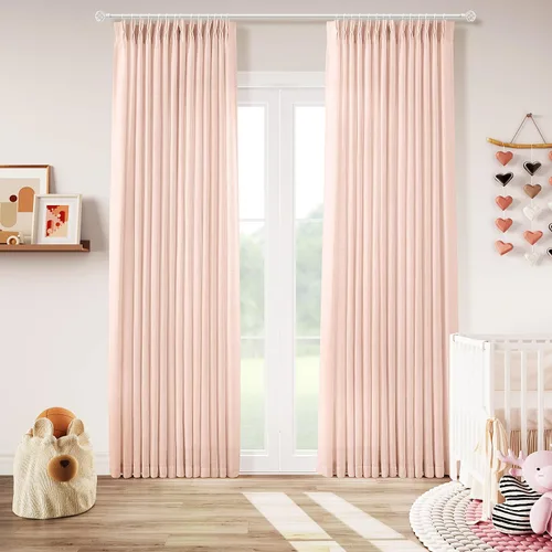 Miniatura 40 de Cortinas de lino plisadas