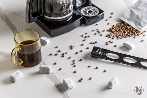 Miniatura 2 de K&J Paquete de 12 filtros de carbón para agua, repuestos para cafeteras Cuisinart® - Se adapta a todas las cafeteras Cuisinart y Braun BrewSense