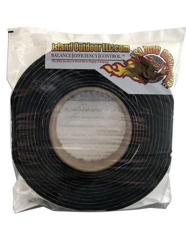 Miniatura 4 de FireBlack 125 Negro Nomex Auto Stick Reemplazo para Big Green Egg Junta alta temperatura con LavaLock LG XL