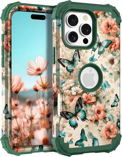 Miniatura 135 de Hocase Funda para iPhone SE 2022/2020, resistente a prueba de golpes, de plástico duro+goma de silicona, funda protectora híbrida para iPhone SE