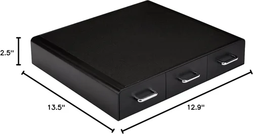 Miniatura 12 de Amazon Basics Cajón de almacenamiento de cápsulas de café para cápsulas K-Cup, capacidad de 36 cápsulas, color negro