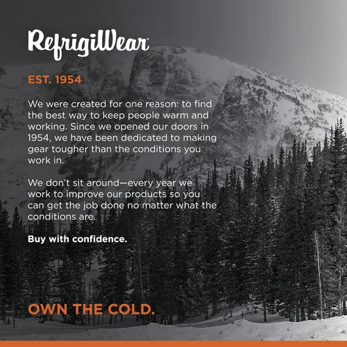 Miniatura 5 de RefrigiWear Mascarilla de pasamontañas cálida de doble capa Polartec con ribete reflectante, Negro