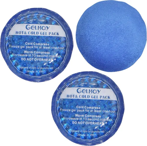 Parches de ojo de hielo para ojos hinchados, almohadilla de parche médico refrescante para ojos de gel, paquete de gel para terapia fría y caliente,