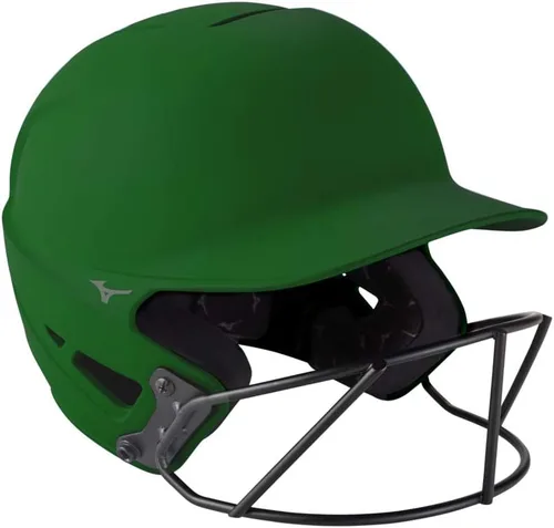 Miniatura 25 de Mizuno Casco de bateo de sóftbol F6 Fastpitch para adultos con máscara