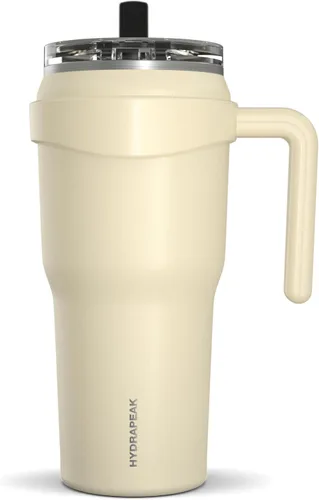 Miniatura 9 de Hydrapeak Roadster - Botella de agua de acero inoxidable de 40 onzas con aislamiento al vacío de doble pared con asa y tapa con popote 2 en 1