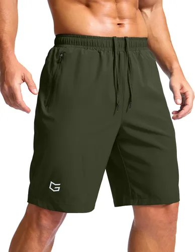 Miniatura 53 de G Gradual Pantalones cortos deportivos para correr para hombre con bolsillos con cremallera, de secado rápido, de 7 pulgadas, 5 pulgadas, 9